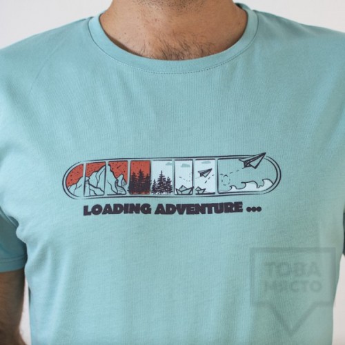Мъжка тениска Almost a Brand - Loading adventure blue