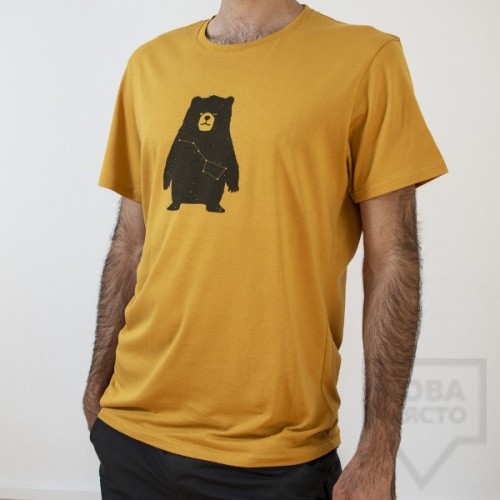 Мъжка тениска Almost a Brand - The Big Мечо mustard