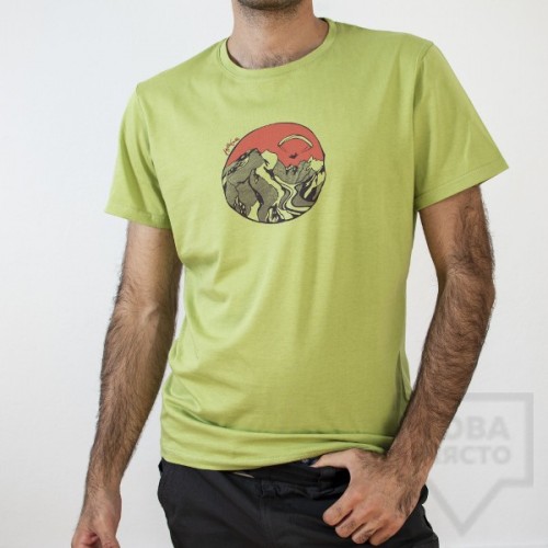 Мъжка тениска Almost a Brand - Fly the Earth green