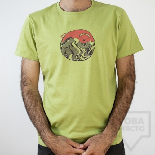 Мъжка тениска Almost a Brand - Fly the Earth green