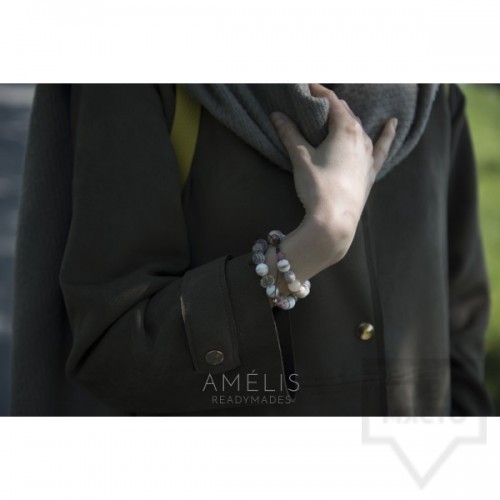 Ръчно изработена гривна Amelis - hortensia