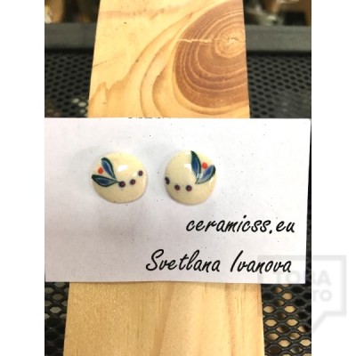 Designer earrings by CeramicsS- Fresh breeze