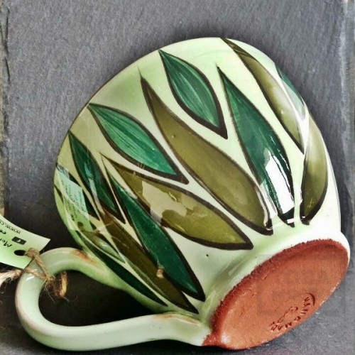 Ръчно изработена керамична чаша CeramicsS - Листоцветна градина