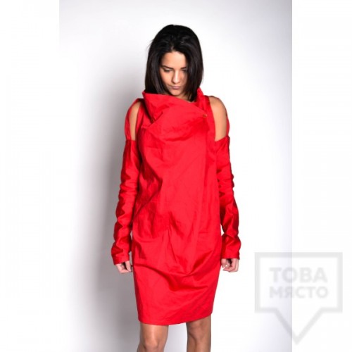 Дизайнерска рокля Experiment - red chaos
