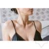 Сребърно отворено колие Feelosophy Sensuelle - квадрат