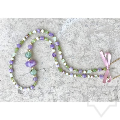 Ръчно изработено колие Jewelry by Emiliya - Purple Haze