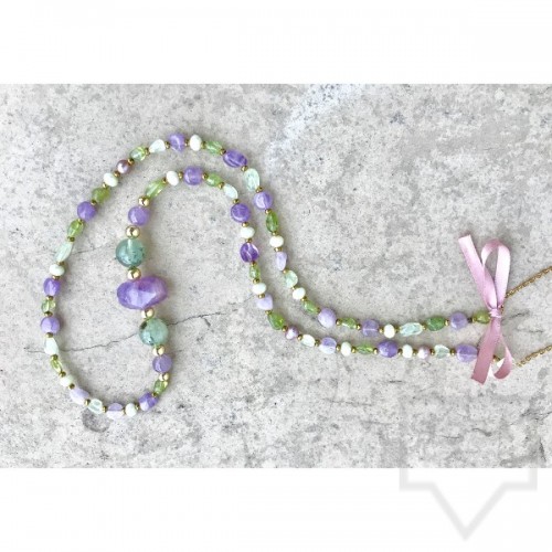 Ръчно изработено колие Jewelry by Emiliya - Purple Haze