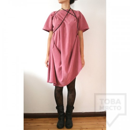 Дизайнерска рокля KaYo - rose dust