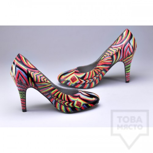 Дизайнерски дамски обувки Kareez Art Line - Hipnotik
