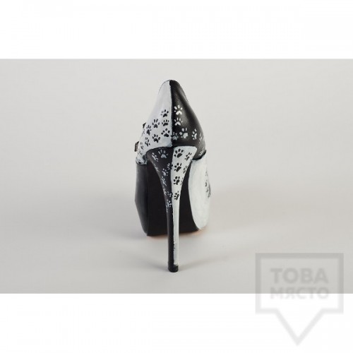 Дизайнерски дамски обувки Kareez Art Line - Котешка стъпка