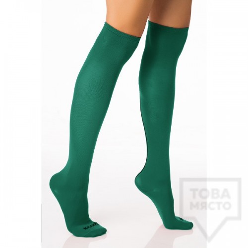 Дамски дълги чорапи KrakMe - Hot Line Green
