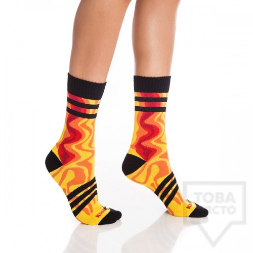 Дамски къси чорапи KrakMe - Fire follow me