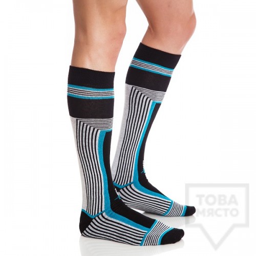 Мъжки дълги чорапи KrakMe - Sky Trace