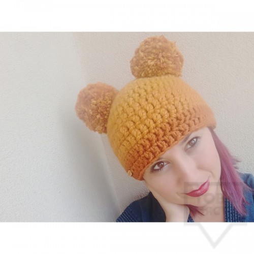 Дизайнерска шапка Lollipop - teddy bear