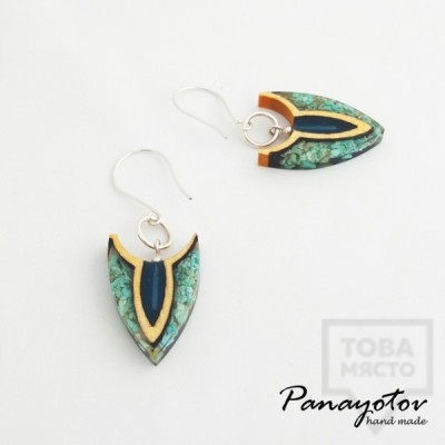 Дизайнерски обеци Panayotov Handmade - Sea Stones