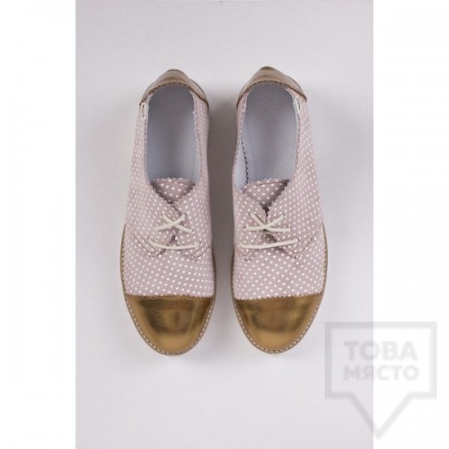 Дизайнерски дамски обувки оксфорд Pesh.Art - O, sweet chic