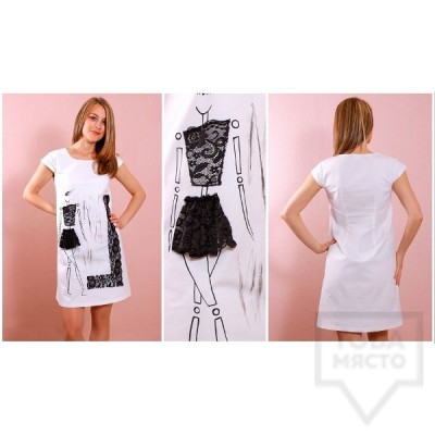 Дизайнерска рокля Polina Petrova - 3D model