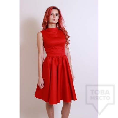Дизайнерска рокля Polina Petrova - Red V