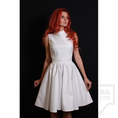 Дизайнерска рокля Polina Petrova - White V