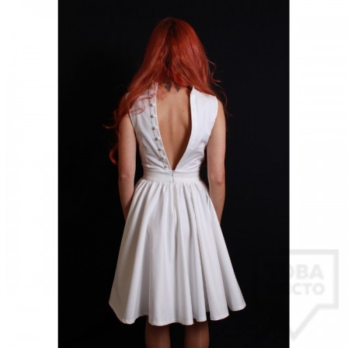 Дизайнерска рокля Polina Petrova - White V