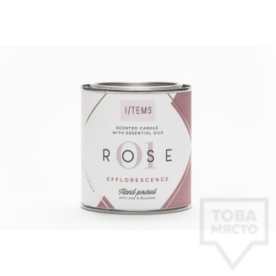 Луксозна ароматна свещ I/TEMS - Rose
