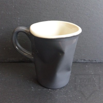 Ръчно изработена порцеланова чаша Korchev Design Studio - small grey cup