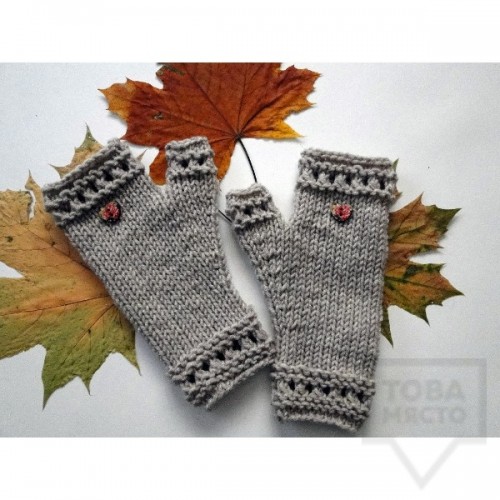 Зимни дамски ръкавици Moxxy - grey