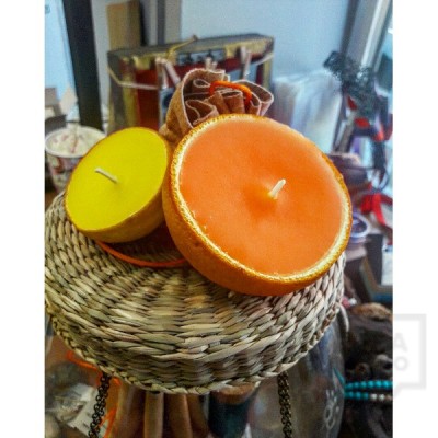 Ръчно изработена свещ От любов - портокал