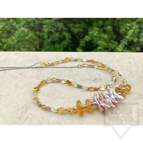 Ръчно изработено колие Jewelry by Emilya-crystal energy