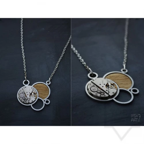 Дизайнерско колие OpenArt7 - Steampunk