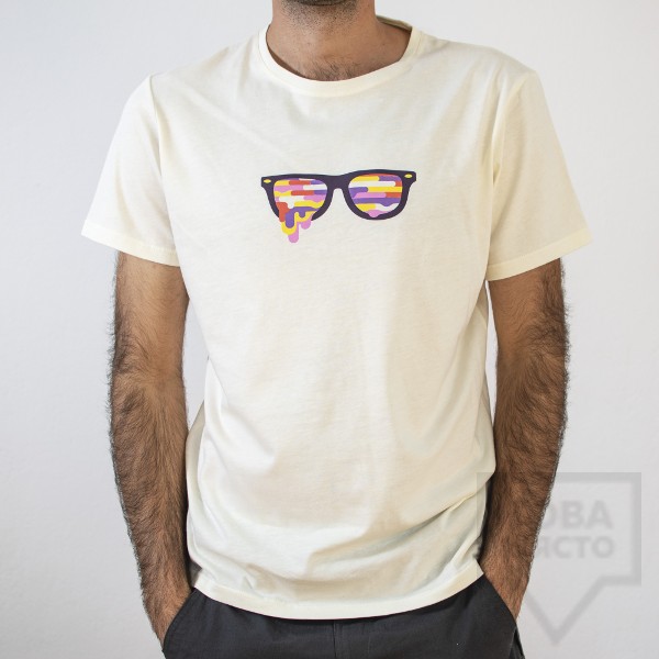 Мъжка тениска Almost a Brand - Color high white