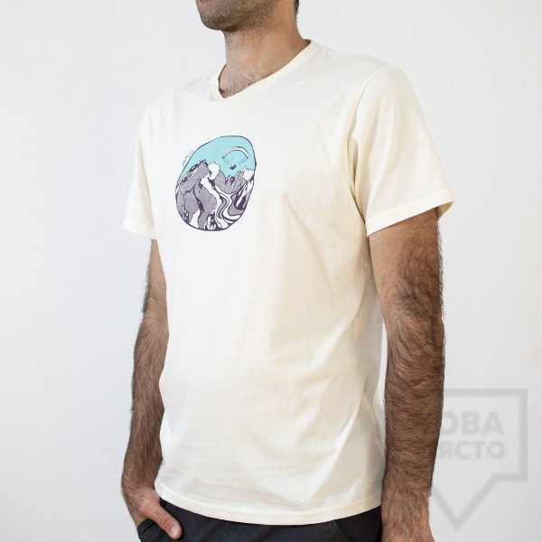 Мъжка тениска Almost a Brand - Fly the Earth white